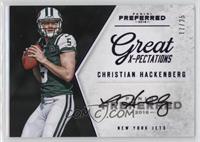 Great X-Pectations - Christian Hackenberg #/25