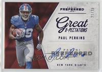 Great X-Pectations - Paul Perkins #/25