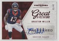 Great X-Pectations - Braxton Miller #/49