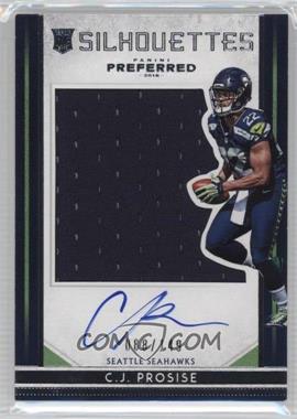 2016 Panini Preferred - [Base] #75 - Rookie Silhouettes - C.J. Prosise /149