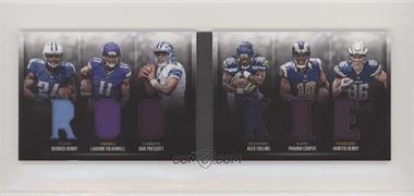 2016 Panini Preferred - Memorabilia Die-Cut Booklets Rookie #5 - Dak Prescott, Hunter Henry, Pharoh Cooper, Alex Collins, Derrick Henry, Laquon Treadwell /199