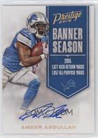 Ameer Abdullah #/50