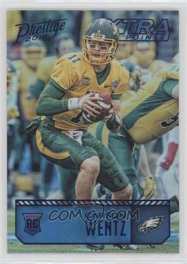 2016 Panini Prestige - [Base] - Xtra Points Blue #202 - Rookies - Carson Wentz