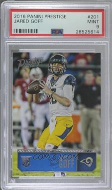 2016 Panini Prestige - [Base] #201 - Rookies - Jared Goff [PSA 9 MINT]