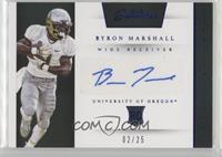 Prime Prospects Signatures - Byron Marshall #/25