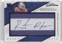 Rookie Signature Cuts - Kenneth Dixon #/25