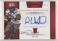 Prime Prospects Signatures - DeAndre Washington #/49