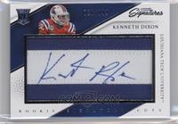 Rookie Signature Cuts - Kenneth Dixon #/199