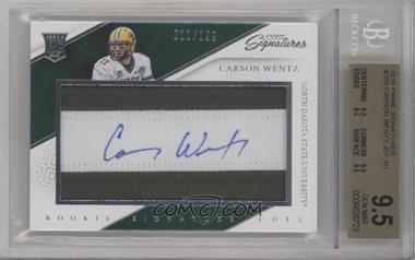 2016 Panini Prime Signatures - [Base] #289 - Rookie Signature Cuts - Carson Wentz /199 [BGS 9.5 GEM MINT]