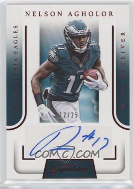 2016 Panini Prime Signatures - Prime Signatures - Red #PS-AG - Nelson Agholor /25
