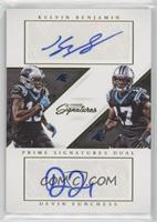 Kelvin Benjamin, Devin Funchess #/99