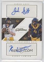 Jared Goff, Kenny Lawler #/99