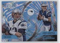 Tom Brady, Jimmy Garoppolo #/100