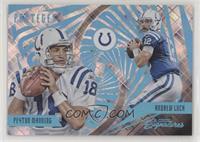 Peyton Manning, Andrew Luck #/100