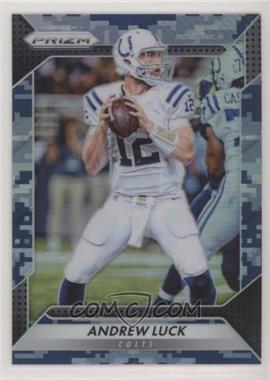 2016 Panini Prizm - [Base] - Camo Prizm #132 - Andrew Luck /25