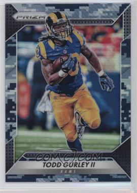 2016 Panini Prizm - [Base] - Camo Prizm #93 - Todd Gurley II /25