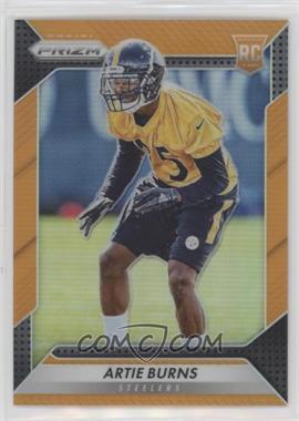 2016 Panini Prizm - [Base] - Orange Prizm #205 - Rookie - Artie Burns /299