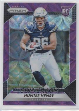 2016 Panini Prizm - [Base] - Purple Scope Prizm #262 - Rookie - Hunter Henry /99