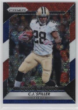 2016 Panini Prizm - [Base] - Red White & Blue Disco Prizm #131 - C.J. Spiller