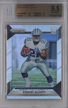 2016 Panini Prizm - [Base] - Silver Prizm #238 - Rookie - Ezekiel Elliott [BGS 9.5 GEM MINT]