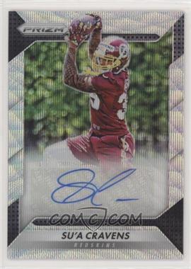 2016 Panini Prizm - Rookie Autograph - Blue Wave Prizm #RA-SCV - Su'a Cravens /149