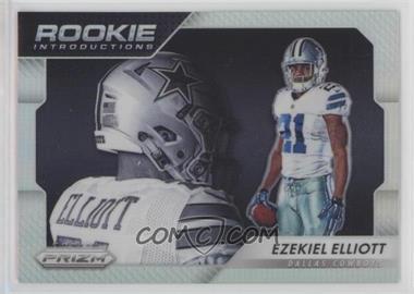 2016 Panini Prizm - Rookie Introductions - Silver Prizm #4 - Ezekiel Elliott