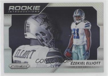 2016 Panini Prizm - Rookie Introductions - Silver Prizm #4 - Ezekiel Elliott