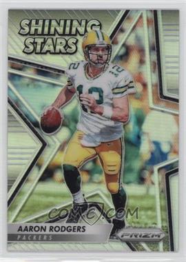 2016 Panini Prizm - Shining Stars - Silver Prizm #4 - Aaron Rodgers