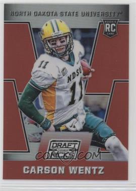 2016 Panini Prizm Collegiate Draft Picks - [Base] - Red Prizm #127 - Draft Picks - Carson Wentz