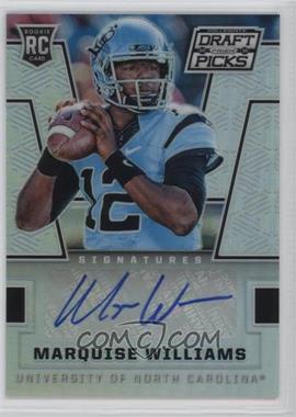 2016 Panini Prizm Collegiate Draft Picks - [Base] - Silver Prizm Autographs #291 - Draft Picks - Marquise Williams