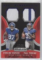 Paul Perkins, Sterling Shepard #/25