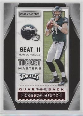 2016 Panini Rookies & Stars - Ticket Masters #1 - Carson Wentz