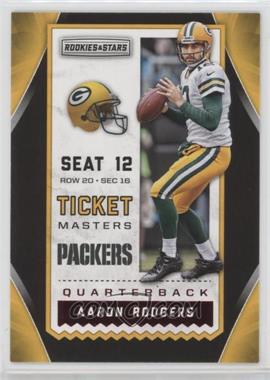 2016 Panini Rookies & Stars - Ticket Masters #18 - Aaron Rodgers