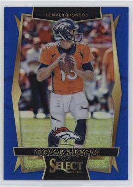 2016 Panini Select - [Base] - Blue Prizm #33 - Concourse - Trevor Siemian /149 [EX to NM]