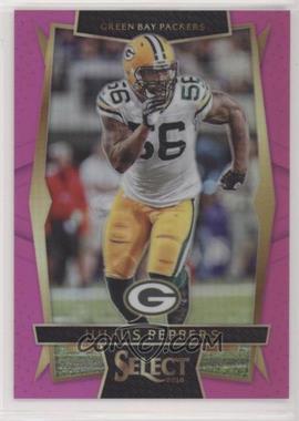 2016 Panini Select - [Base] - National Convention Pink Prizm #84 - Concourse - Julius Peppers /15 [EX to NM]