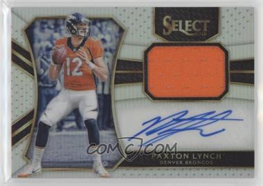 2016 Panini Select - Rookie Autographed Materials #RM-PL - Paxton Lynch /49 [Noted]