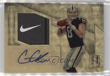 2016 Panini Spectra - [Base] - Gold Laundry Tag Nike Swoosh #192 - Rookie Patch Autographs - Connor Cook /1