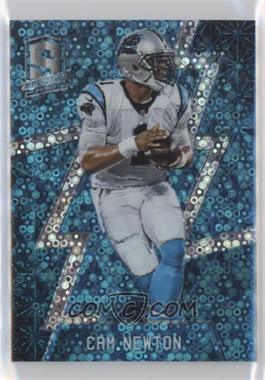 2016 Panini Spectra - [Base] - Neon Blue #74.2 - Cam Newton (White Jersey) /60