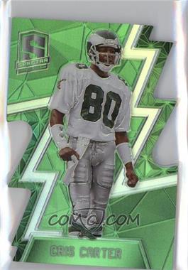 2016 Panini Spectra - [Base] - Neon Green Die-Cut #7.1 - Cris Carter (Eagles) /15