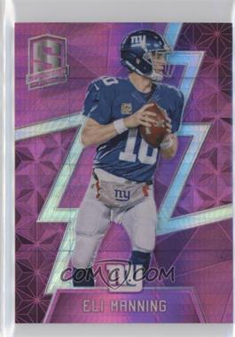 2016 Panini Spectra - [Base] - Neon Pink #78.1 - Eli Manning (Blue Jersey) /10