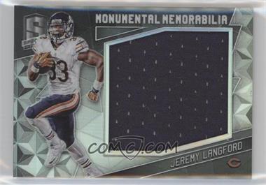 2016 Panini Spectra - Monumental Memorabilia #14 - Jeremy Langford /199