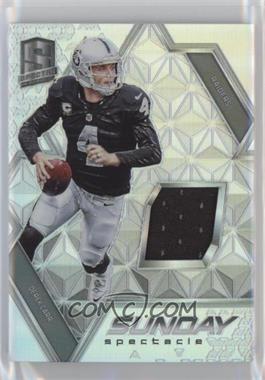 2016 Panini Spectra - Sunday Spectacle #40 - Derek Carr /199