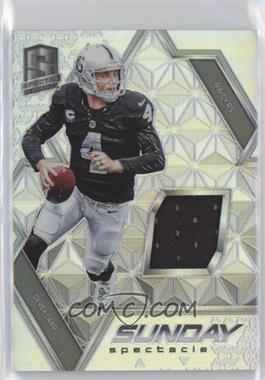 2016 Panini Spectra - Sunday Spectacle #40 - Derek Carr /199