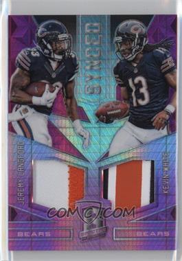 2016 Panini Spectra - Synced Swatches - Neon Pink #5 - Jeremy Langford, Kevin White /10