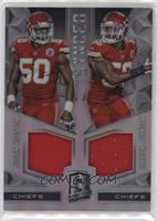 Derrick Johnson, Justin Houston #/99