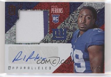 2016 Panini Unparalleled - [Base] - Red Autographs #232 - RPS Rookie Auto Jersey - Paul Perkins /25 [EX to NM]