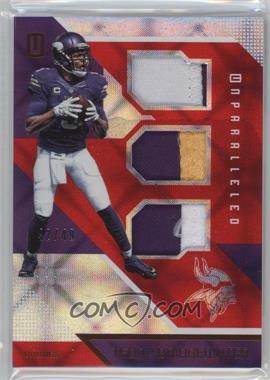 2016 Panini Unparalleled - [Base] - Triple Memorabilia #29 - Teddy Bridgewater /49