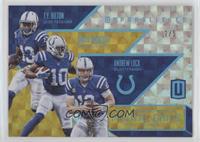 T.Y. Hilton, Donte Moncrief, Andrew Luck #/5