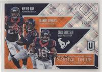 Alfred Blue, DeAndre Hopkins, Cecil Shorts III #/99