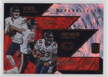 2016 Panini Unparalleled - Pivotal Drive - Red #PD-6 - Jay Cutler, Zach Miller, Jeremy Langford /49